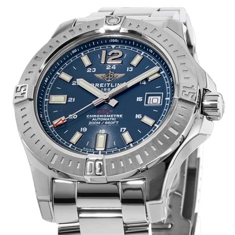 breitling colt 41 blue dial|Breitling colt 41 reviews.